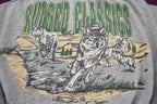 Vintage 1990s Wolves Theme Ruged Classics Crewneck Sweater