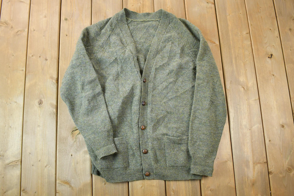 Vintage 1990s Knit Cardigan Style Button Up Sweater