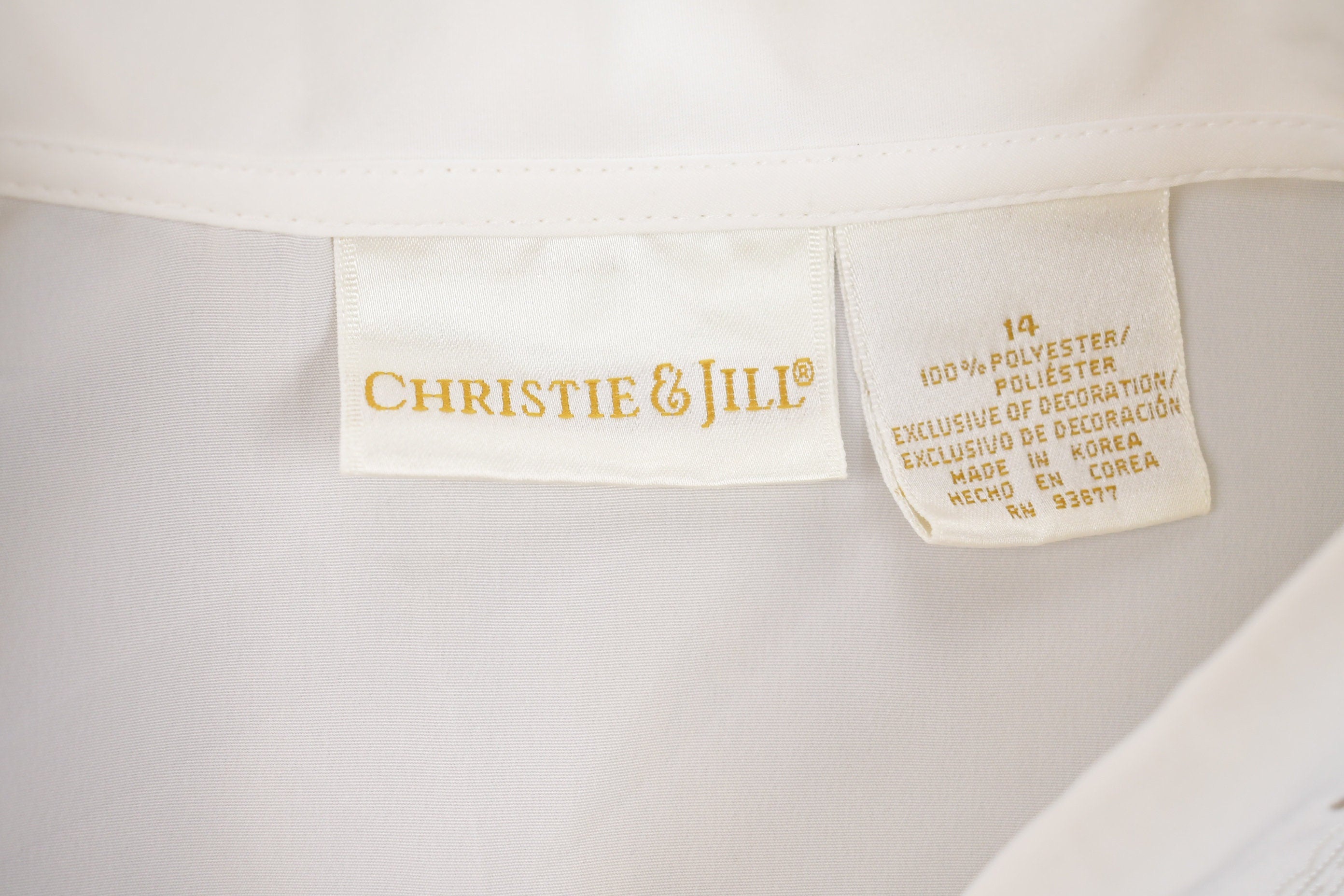 Vintage 1990s Christie & Jill Floral Button Up Shirt