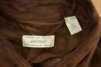Vintage 1980s Lord and Taylor 100% Leather Button Up Shirt