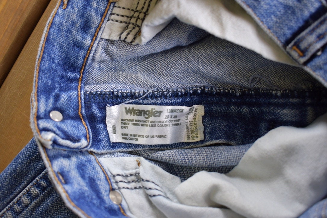 Vintage 1970s Wrangler Denim Jeans Size 28 X 35