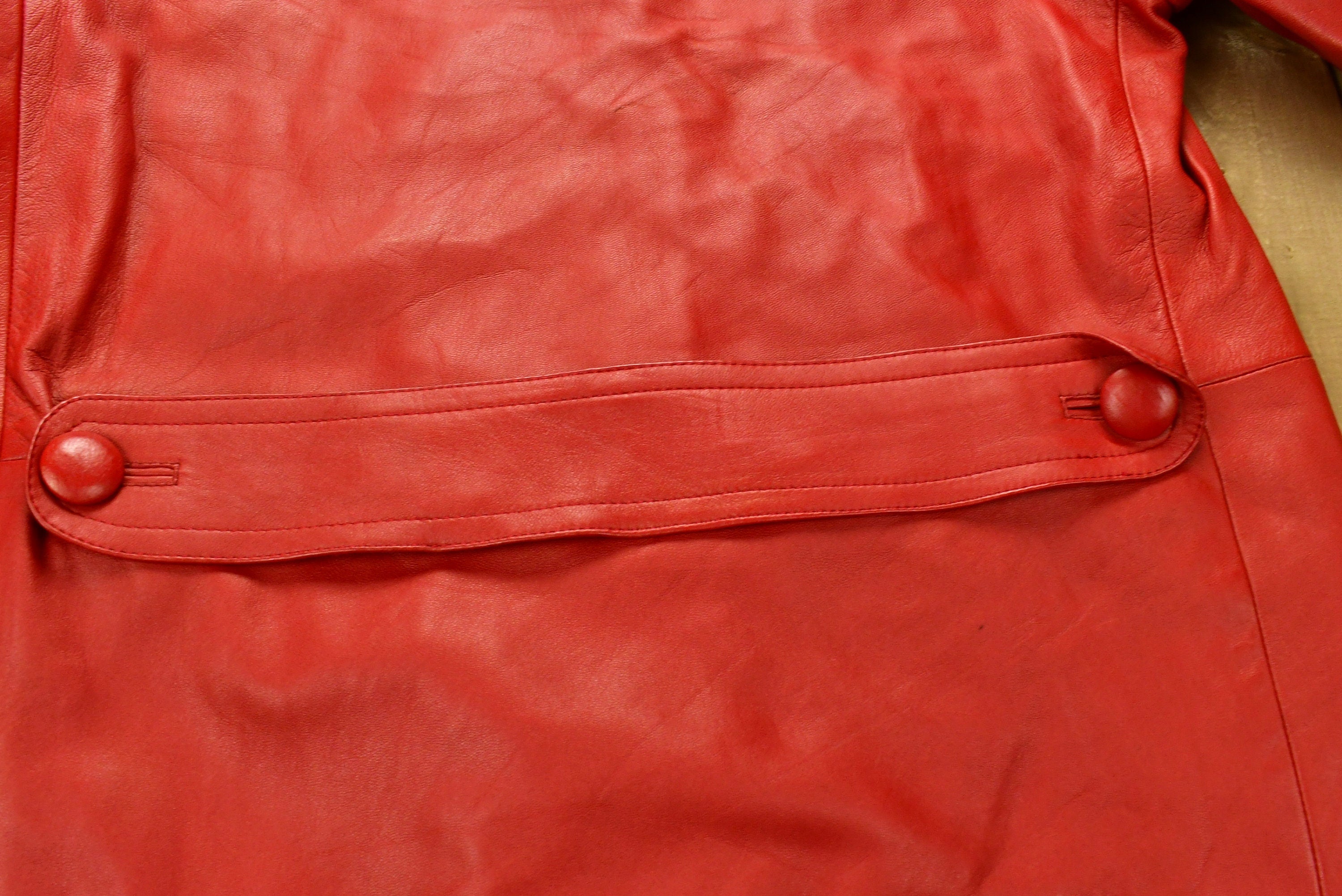 Vintage 1980s Cascadesport SA Full Length Leather Jacket