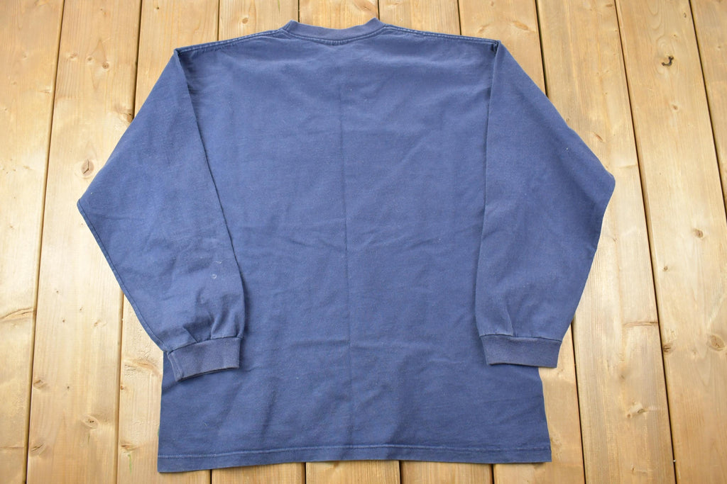 Vintage 1990s De Paul Blue Demons Jansport Crewneck Light Heavy CottonSweatshirt