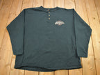 Vintage 2000 Harley Davidson Motorcycles Long Sleeve Henley T-Shirt
