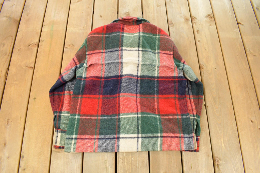 Vintage 1970s Cockatoo Wool Flannel Shirt Men's Medium