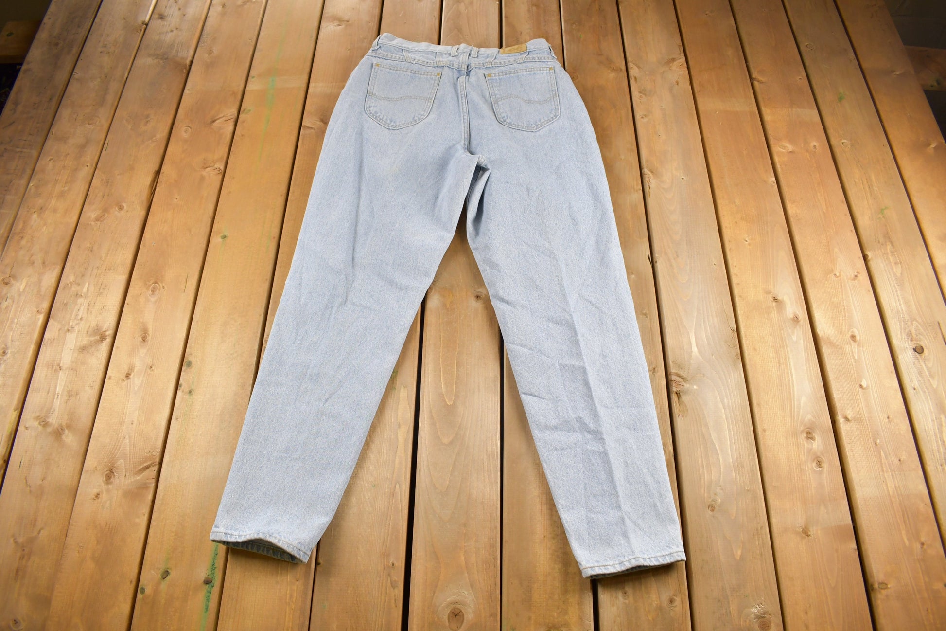 Vintage 1980s Lee Denim Light Wash Women's Jeans Size 33 x 31