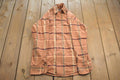 Vintage 1990s Wrangler Western Button Up Rodeo Plaid Shirt