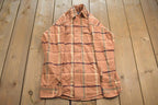 Vintage 1990s Wrangler Western Button Up Rodeo Plaid Shirt