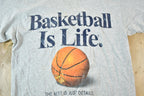 Vintage 1990s Basketball Is Life Souvenir T-Shirt Mens M