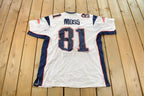 Vintage 2000s Randy Moss New England Patriots Reebok NFL On Field Stitched Jersey Men's XL