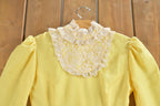Vintage 1950s Lace Collar Dress