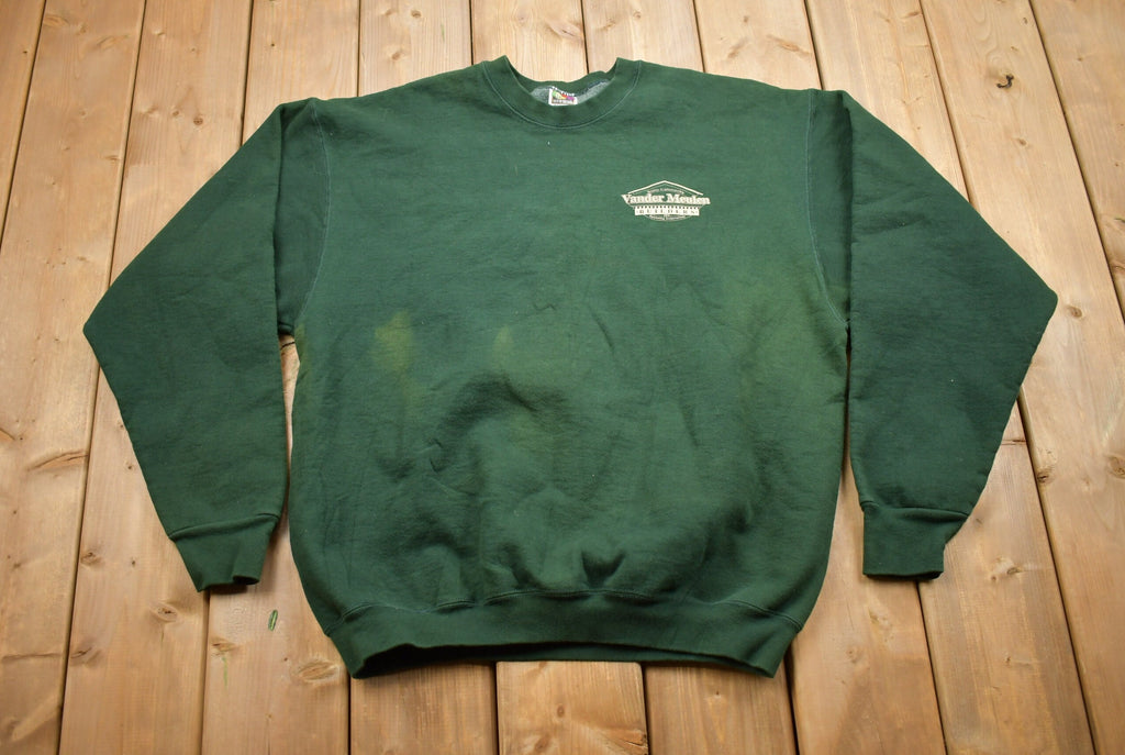 Vintage 1990s Vander Meulen Builders Crewneck Sweatshirt