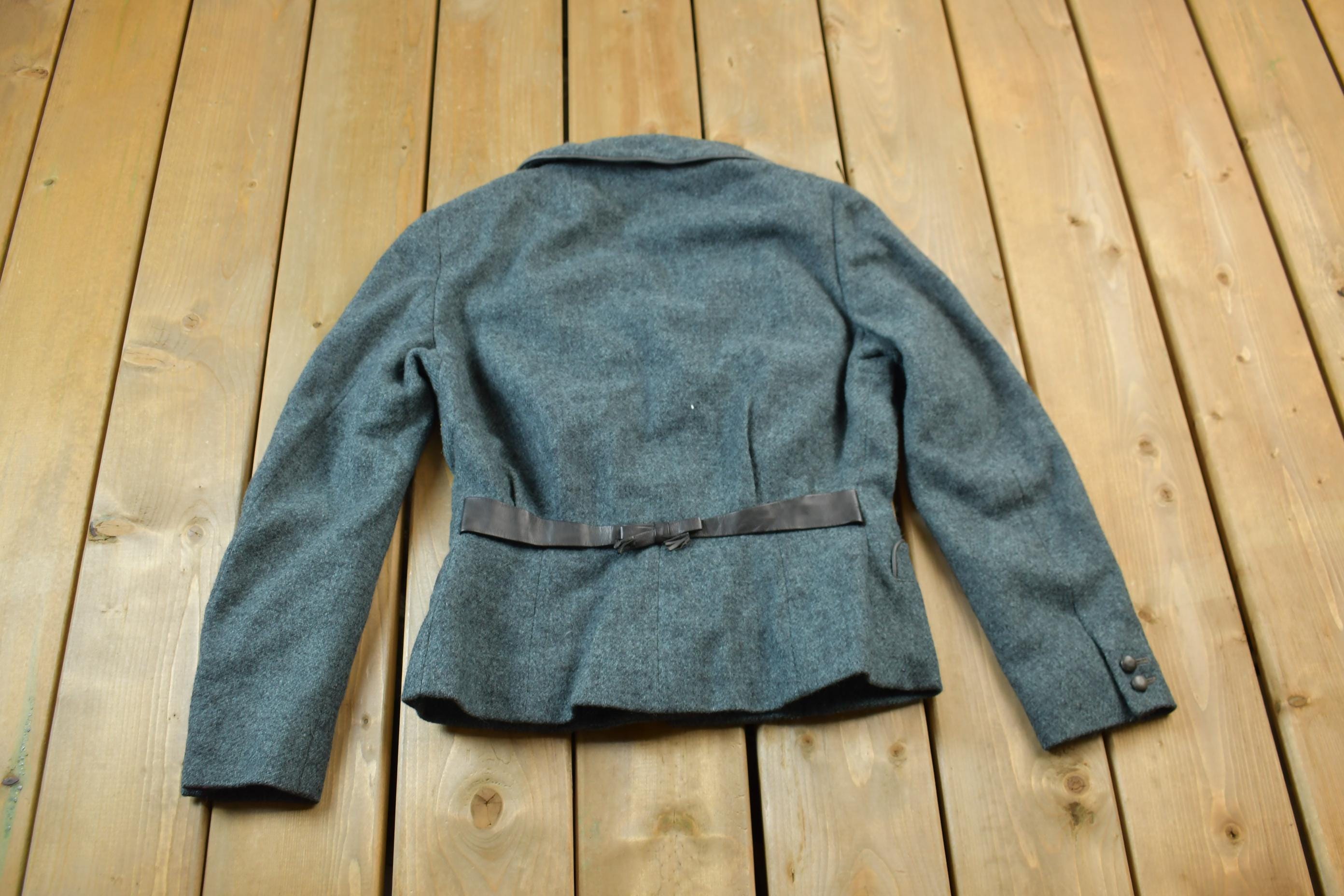 Vintage 1980s Country Life Wool Blazer Jacket