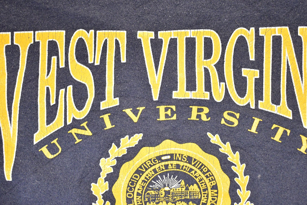 Vintage 1990s West Virginia University Crewneck Sweater Men's XL