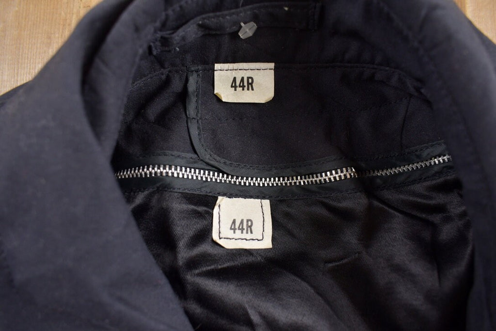 Vintage 2001 Military Black All Weather Trench Coat