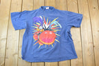 Vintage 1990s Warner Brothers Road runner Beep Beep Cartoon Promo T-Shirt