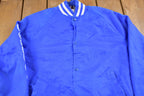 Vintage 1990s West Arc Durand Bulldogs Snap Windbreaker Jacket