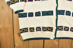 Vintage 1990s Womans Fitting Image Knitted Cardigan Sweater