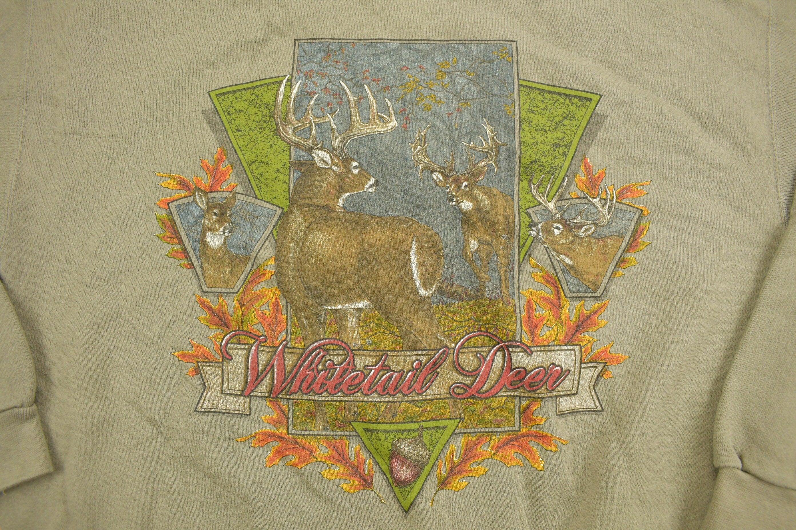 Vintage 1990s Deer Hunter Graphic Crewneck Sweatshirt