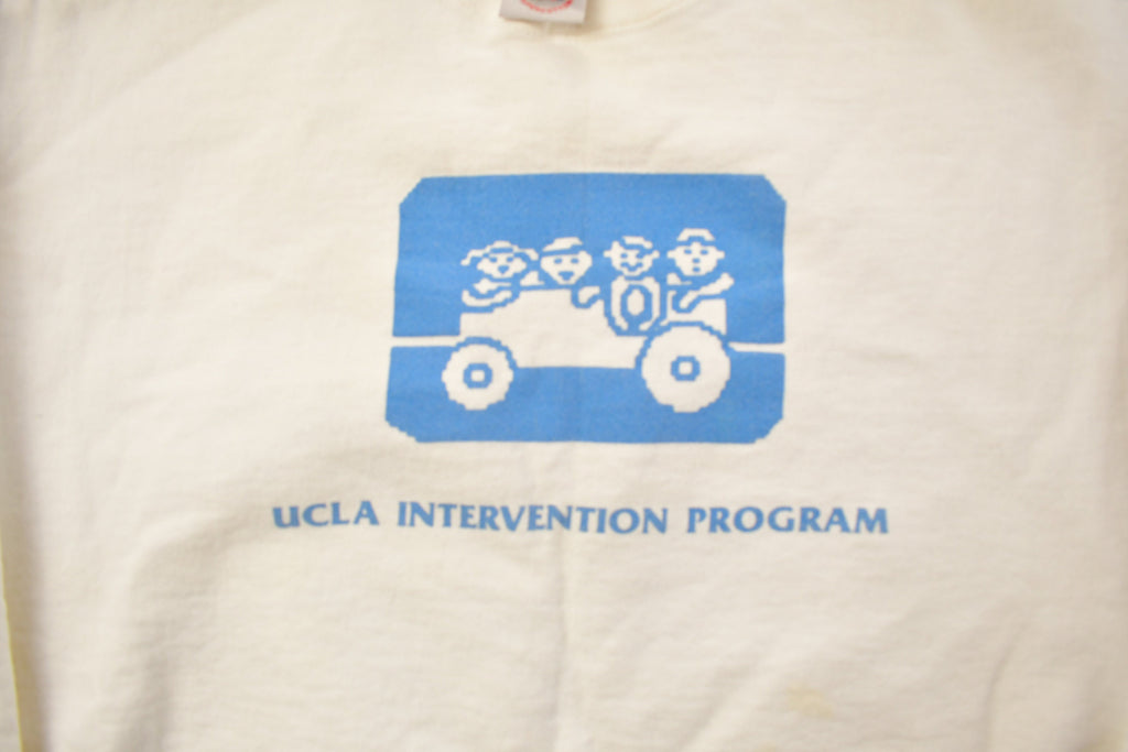 Vintage 1990s UCLA Intervention Program Collegiate Crewneck  Made In USA  NCAA Sweatshirt  Sportswear  Americana