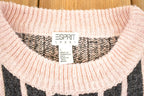 Vintage 1990s Altitude Striped Knit Crewneck Sweater Womens L /