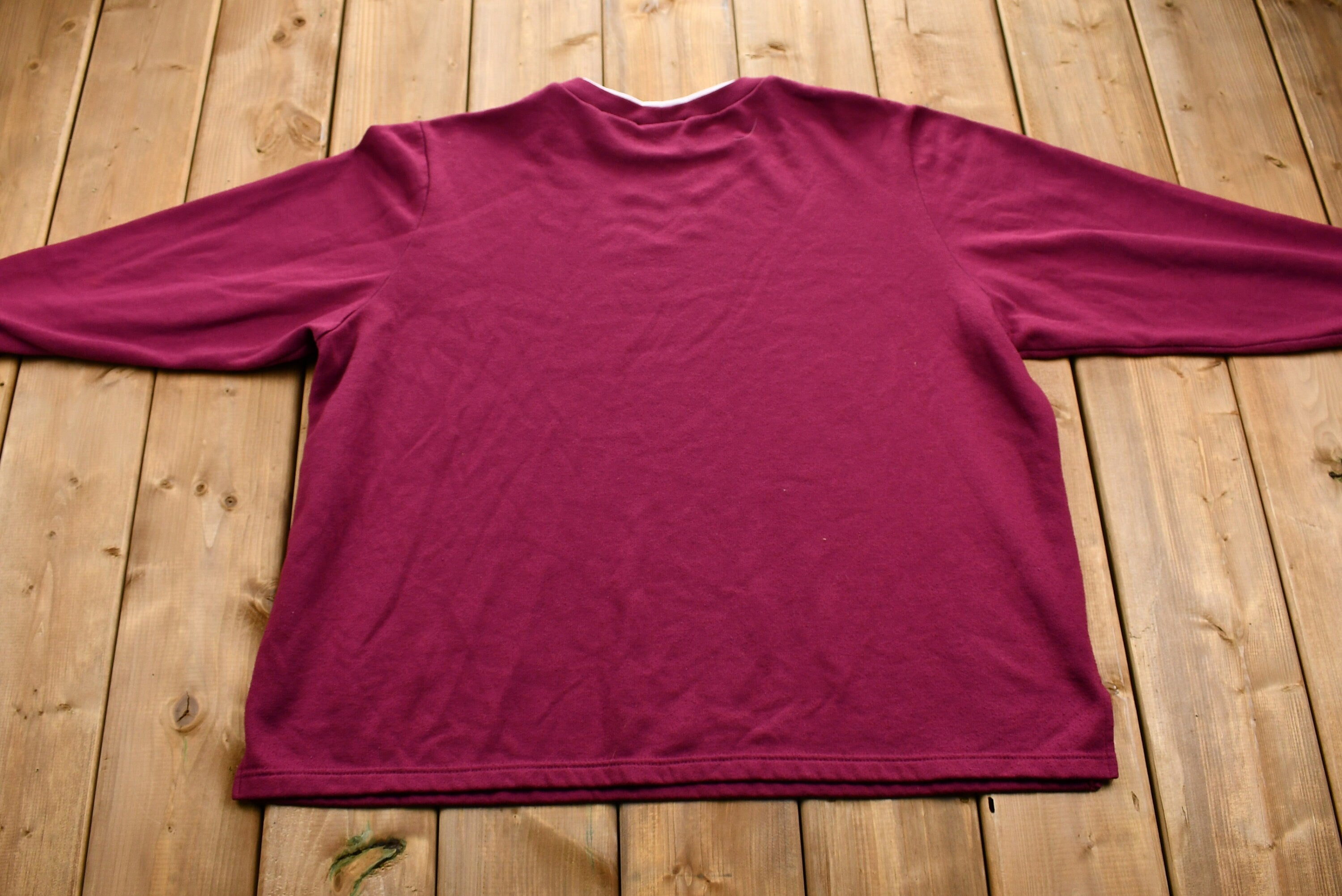 Vintage 1990s Floral Embroidered Crewneck