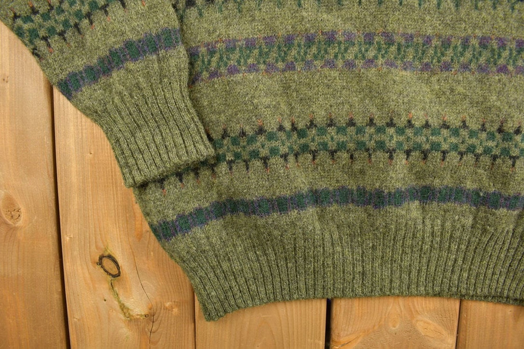 Vintage 1990s Steel Sport Wool Crewneck Sweater