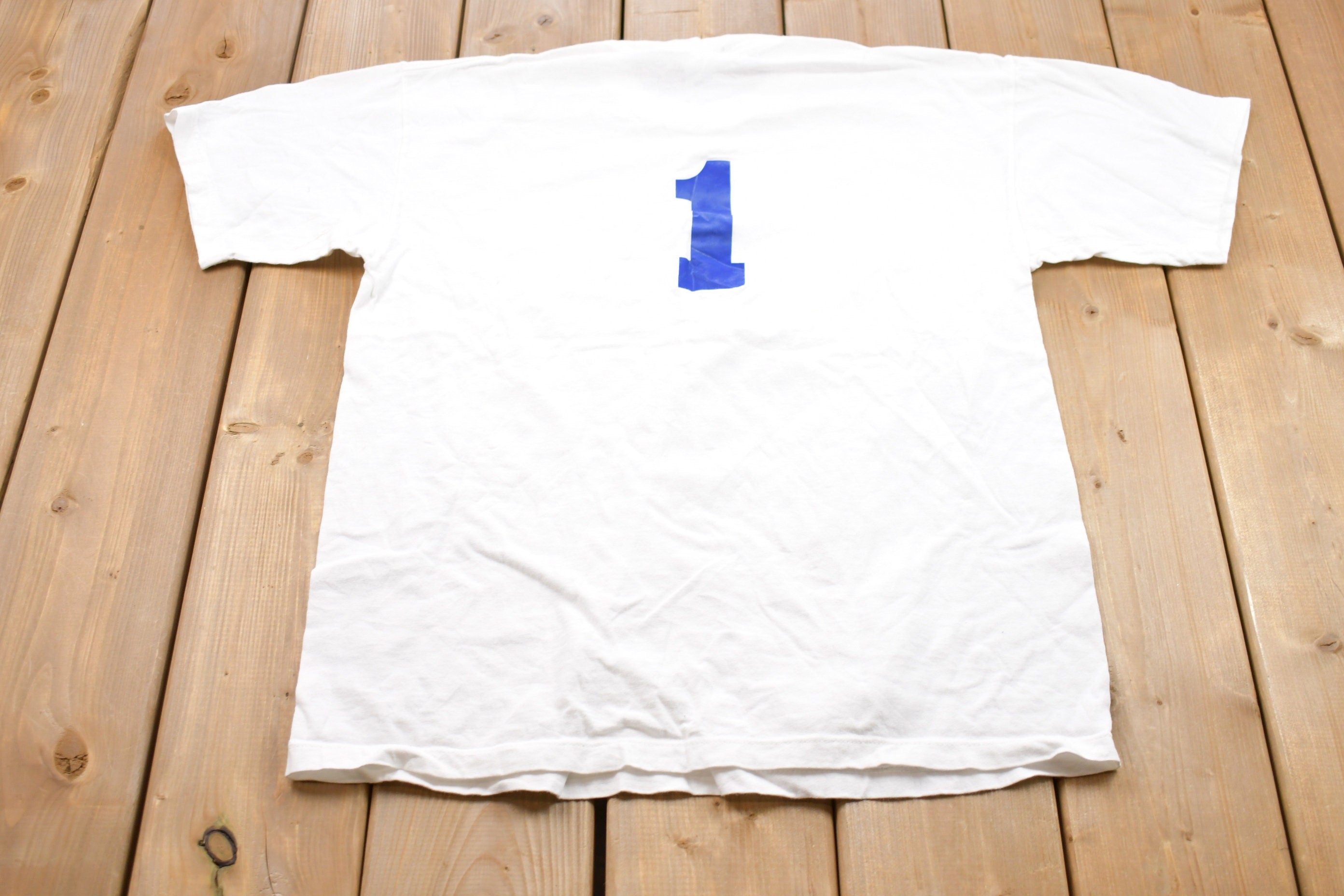 Vintage 1990s Fila Woman's Soccer Graphic T-Shirt