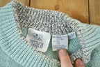 Vintage 1990s Together Wool Blend Knit Abstract Pattern Crewneck Sweater