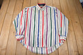 Vintage 1990s Alexander Julian Colours Button Up Striped Shirt