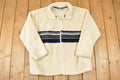 Vintage 1990s Xhilaration Full Zip Fleece Outdoorsman Sweater Mens L