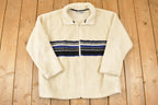 Vintage 1990s Xhilaration Full Zip Fleece Outdoorsman Sweater Mens L