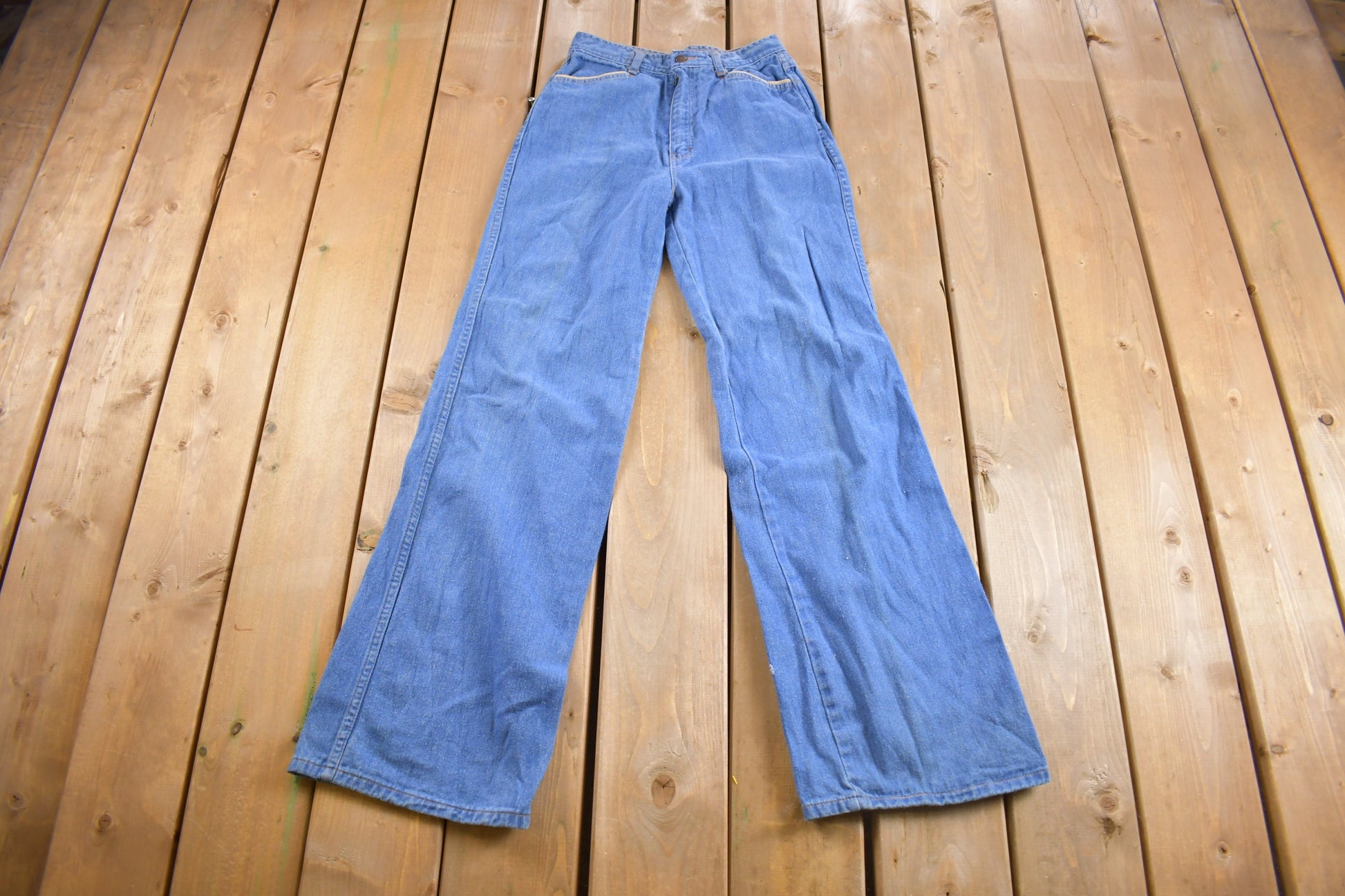 Vintage 1970s Lerner Flare Jeans Size 26 x 33