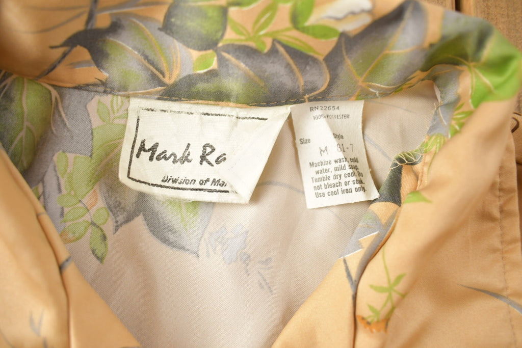 Vintage 1990s Floral All Over Print Button Up Shirt