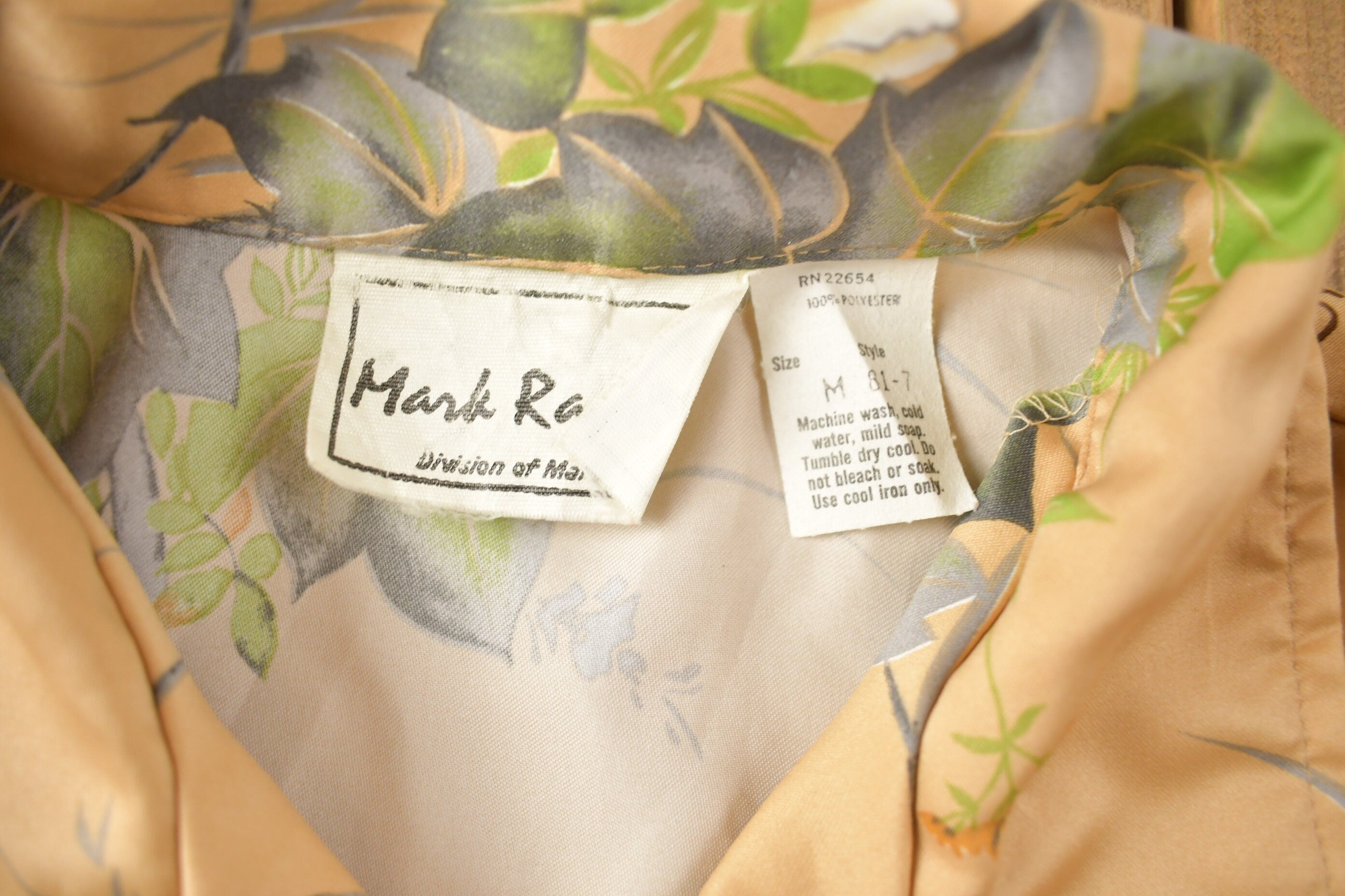 Vintage 1990s Floral All Over Print Button Up Shirt