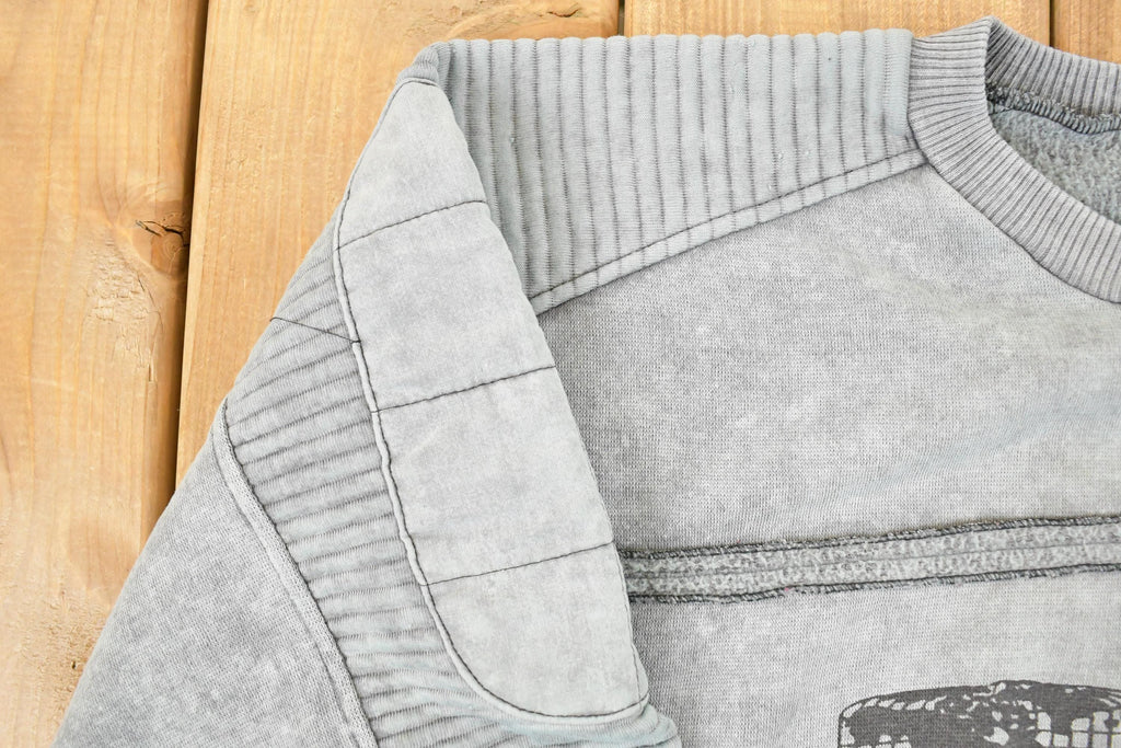 Vintage 1990s Dj Smash Worldwide Graphic Print Crewneck Sweatshirt Men's L