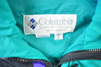 Vintage 1990s Columbia Sports Bright Coloured Light Jacket Windbreaker