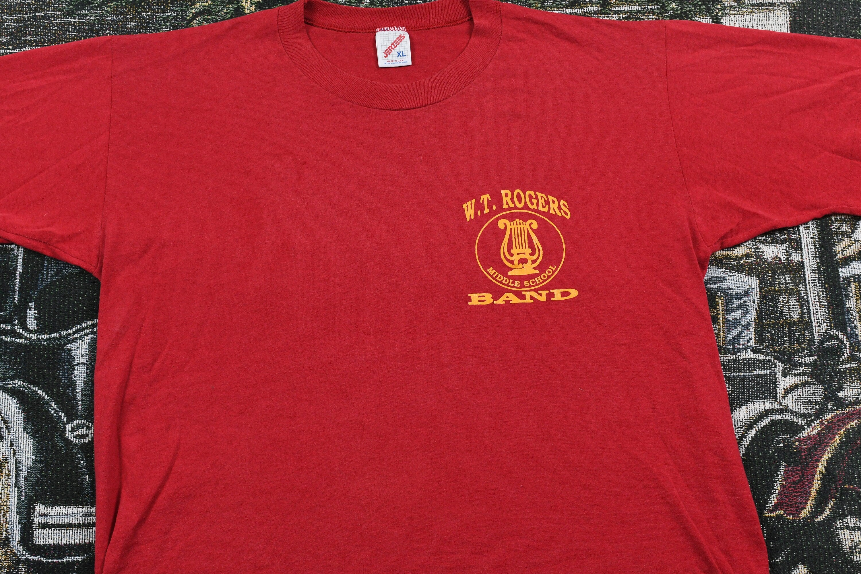 Vintage 1980s W.T. Rogers Middle School Band T-Shirt