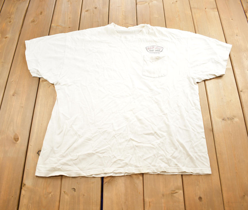 Vintage 1989 Ron Jon Surf Shop Cocoa Beach Graphic T Shirt Made In USA