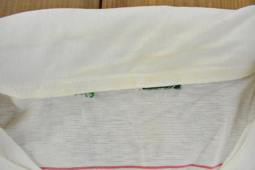 Vintage 1980s Striped Quarter Button Up Shirt