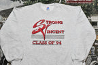 Vintage 1994 Class Of 1994 Strong Vincent Graphic Crewneck