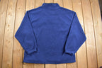 Vintage 1990s Starter University of Michigan Quarter Zip Sweatshirt