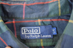 Vintage 1990s Ralph Lauren Plaid Button Up Shirt Men's L
