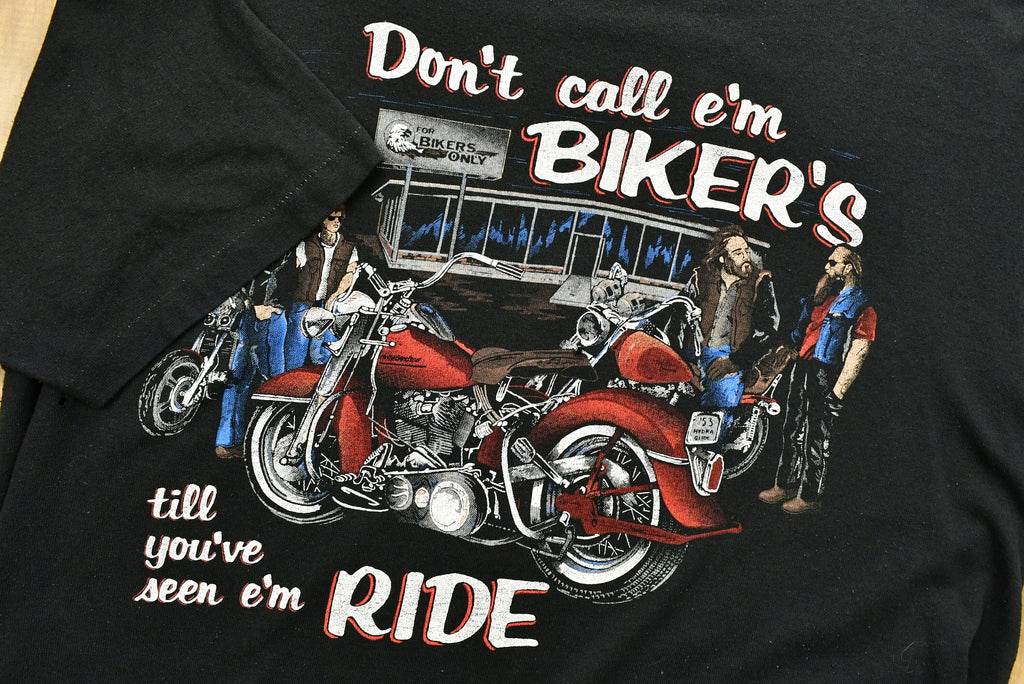Vintage 1970's M.D.O. Harley Bikers T-Shirt Single Stitch