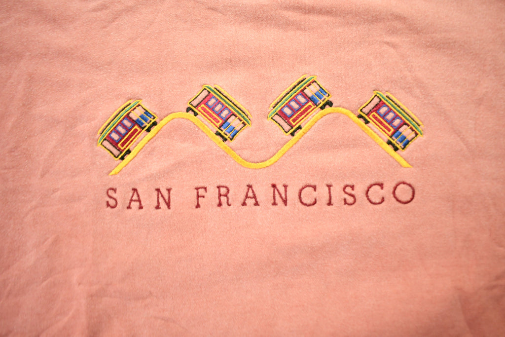 Vintage 1990s San Francisco Embroidered Crewneck Sweatshirt
