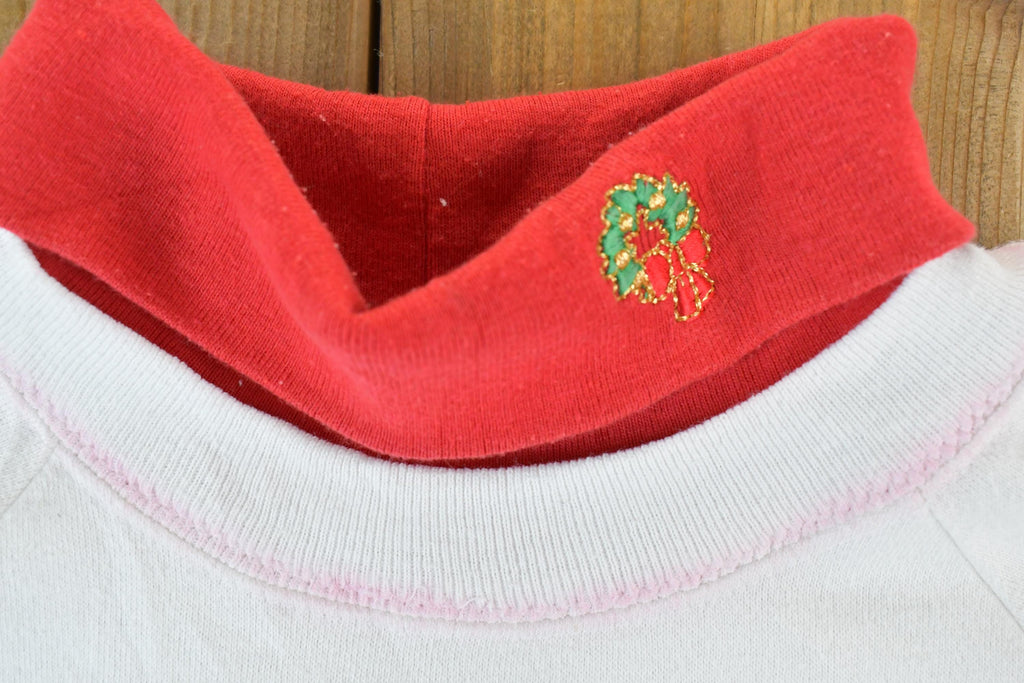 Vintage 1990s Gopher Sport Collared Cute Christmas Crewneck Sweater / 90s Crewneck / Grandma Sweater / Streetwear /