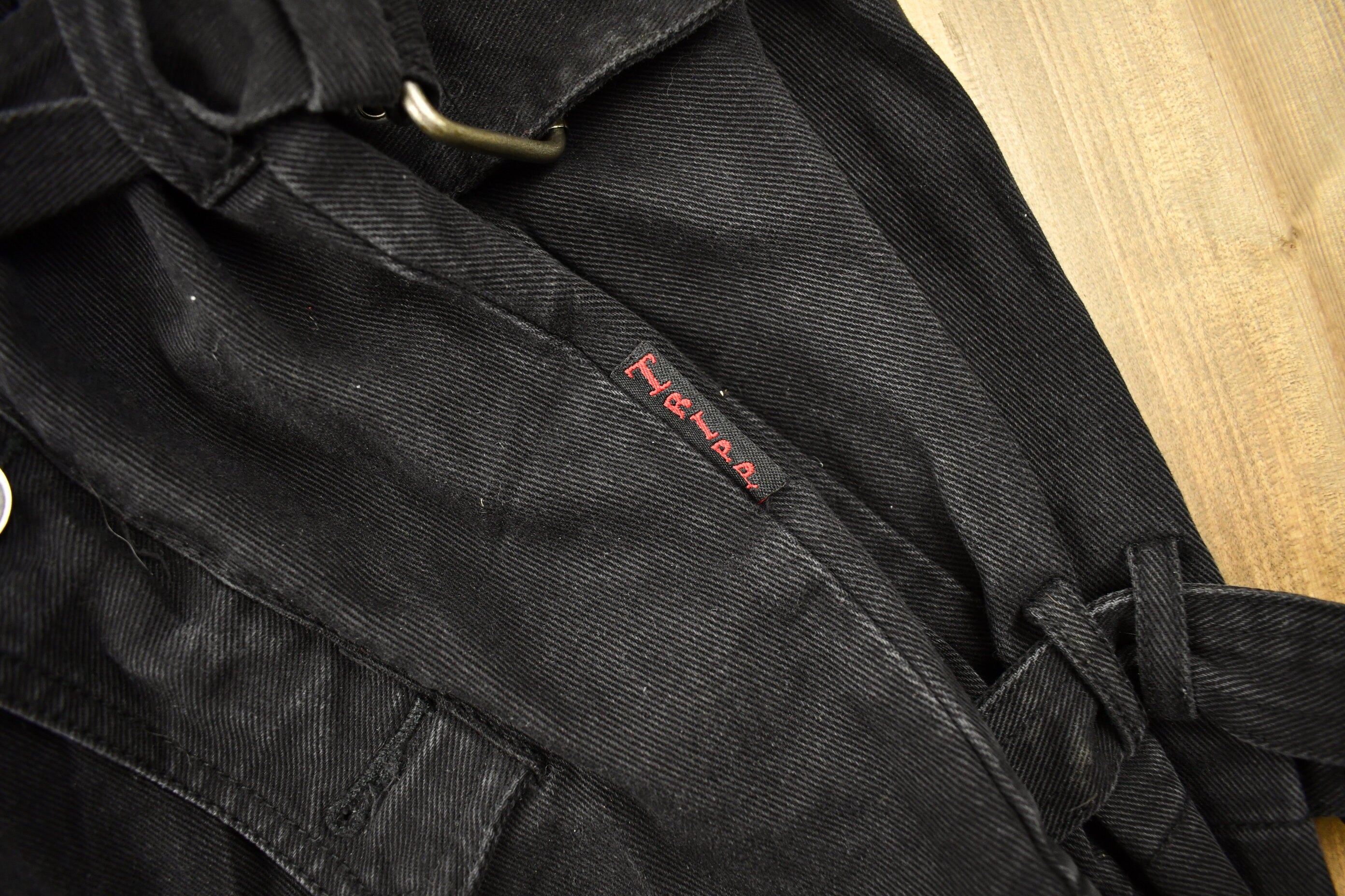 Vintage 1990s Tripp NYC Goth Style Button Up Jacket  Biker Jacket  NYC Streetwear  Vintage Tripp  Gothic