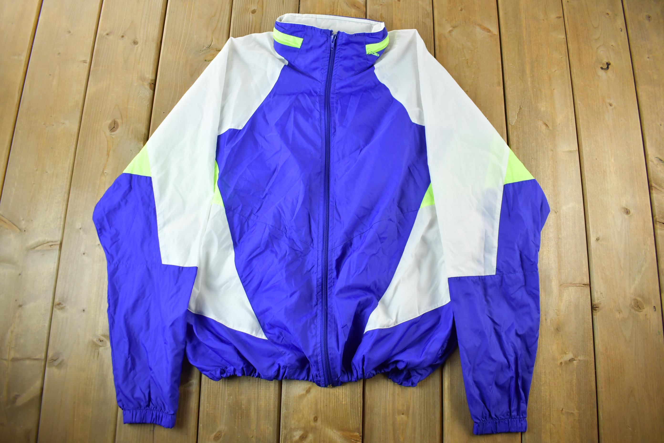 Vintage 1990s Nike Color Block Windbreaker Jacket Men's XL