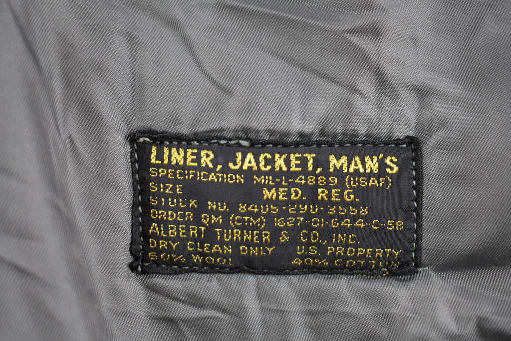 Vintage 1958 Military Reversible Liner Jacket