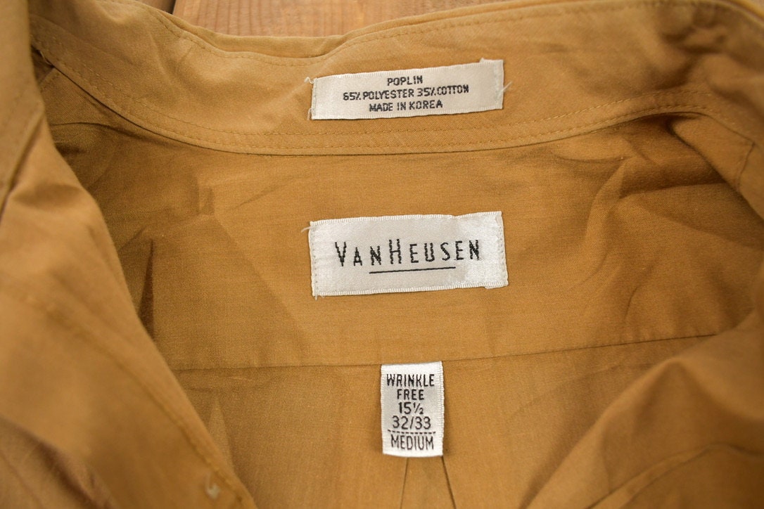 Vintage 1990s Van Heusen Blank Button Up Shirt